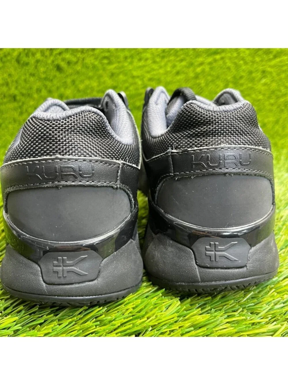 Kuru Kinetic 2.0 Womens Size 5.5 Black Athletic Leather Walking Shoes Sneakers